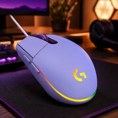 Миша дротова Logitech G102 Lightsync Lilac (910-005854)