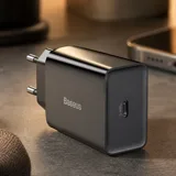 МЗП Baseus Speed Mini PD Charger 20W (1 Type-C) black — фото 1