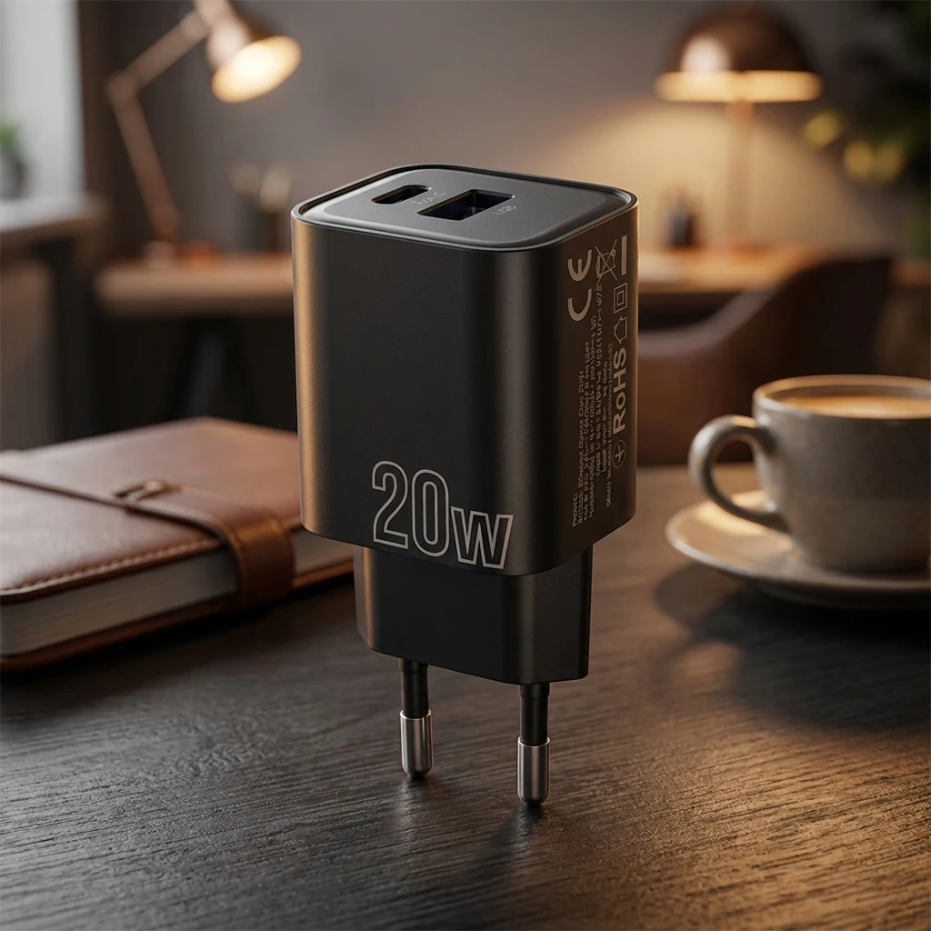 МЗП Proove Silicone Power Plus 20W (Type-C + USB) чорний — Мобільна техніка