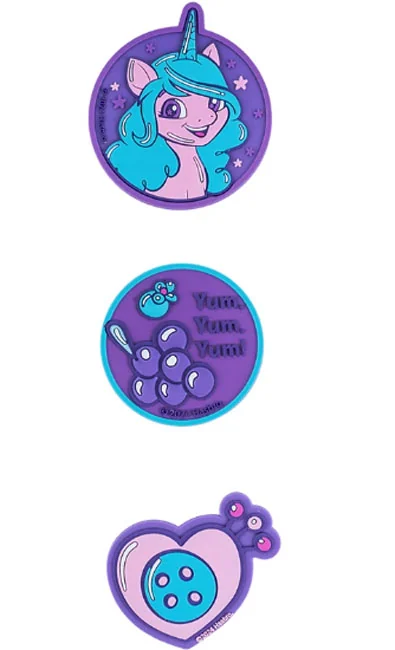 Набір бейджів на липучці "My Little Pony" 3 штуки Kite