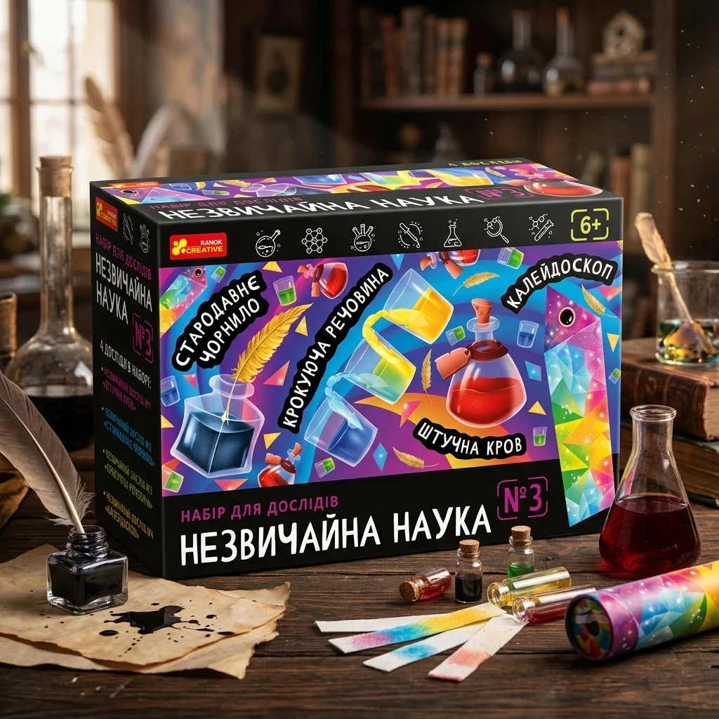 Набір для дослідів. Незвичайна наука №3. 8+ Ранок