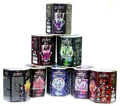 Набір для досліджень "Growing Crystal" з кристалами