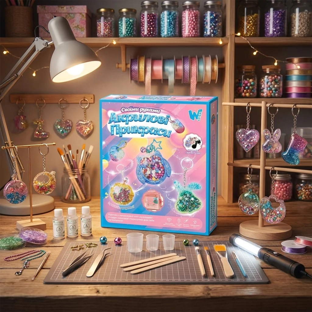 Набір для творчості "Акрилові прикраси своїми руками" WToys