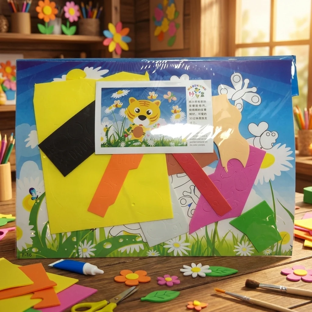 Набір для творчості "Аплікація з фоамірана" 3D
