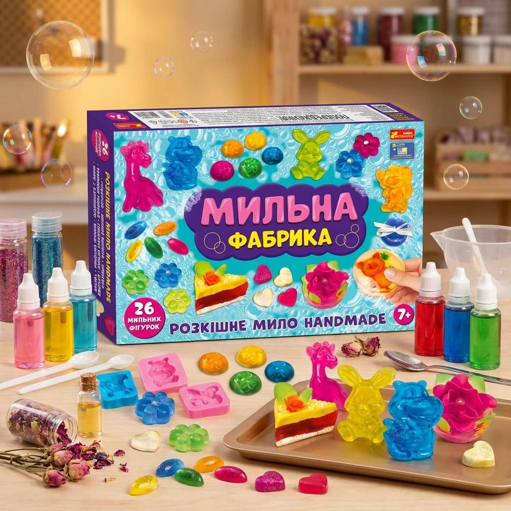 Набір для творчості Мильна фабрика XXL 7+ Ранок
