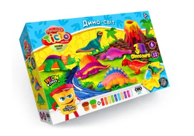 Набір для творчості пластилін "Master Do/Динозаври" Danko toys