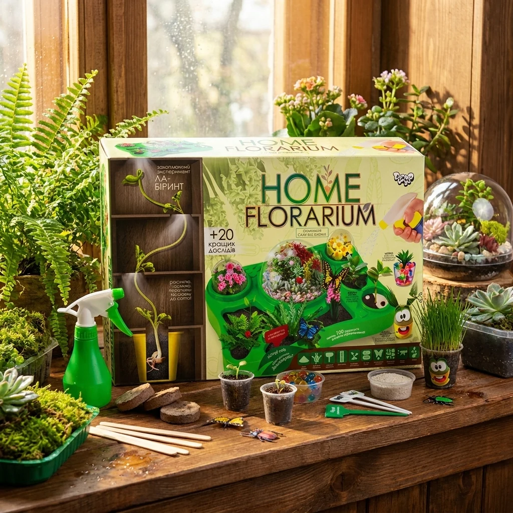 Набір для творчості вирощуємо рослину "HOME FLORARIUM"