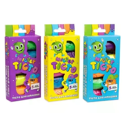 Набір для ліплення Містер тісто 5 штук Strateg — фото 2