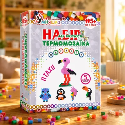 Набір для творчості Умняшка Магніти з термомозаїки Птахи ТМ-005