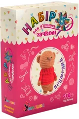 Набір для в'язання Ведмедик Умняшка — фото 2