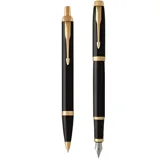 Набір Parker IM Black FP+BP позолота — фото 2