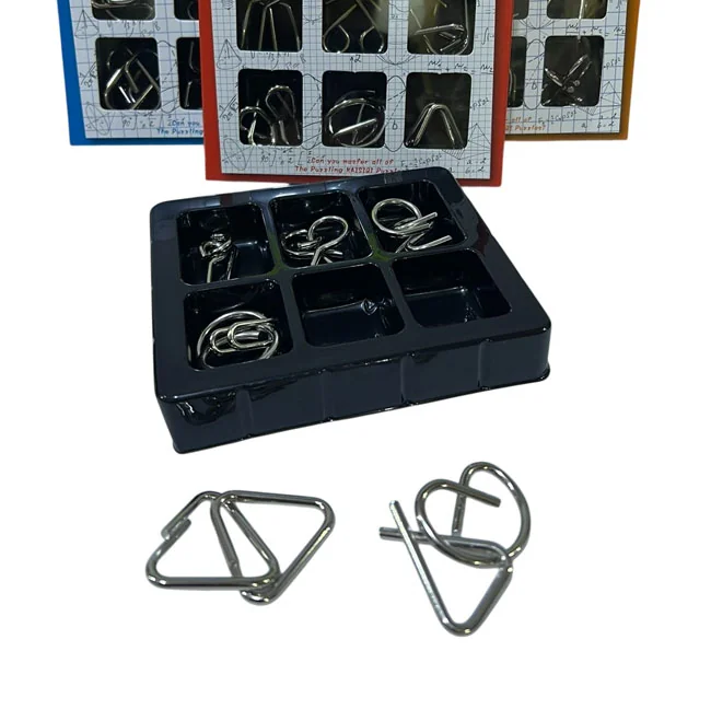 Набір головоломок 6 шт. "Metal Puzzles"
