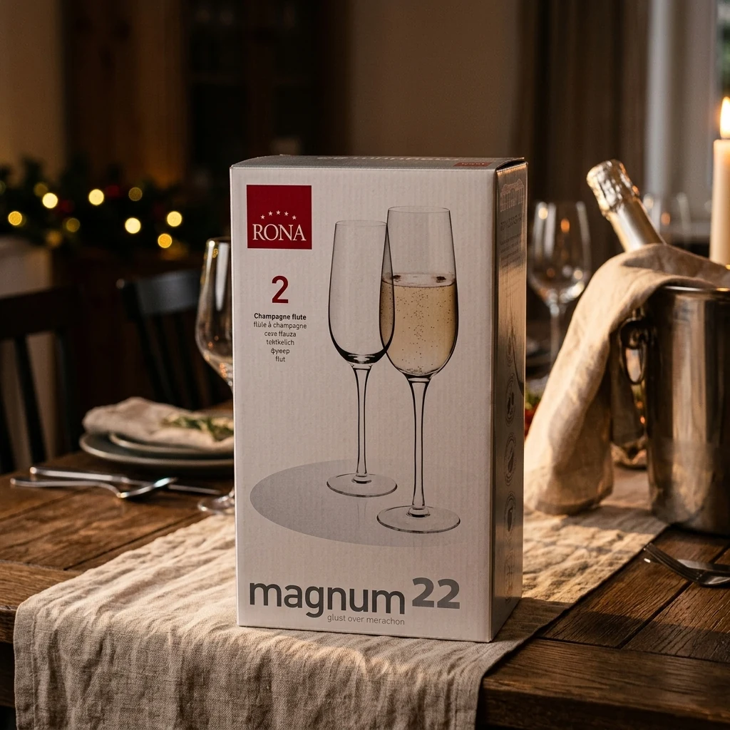 Набір келихів для шампанського 220 мл 2 шт Magnum-TN Rona Словаччина