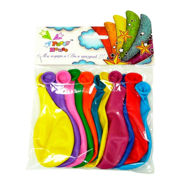 Набір кульки 10 дюймів пастель асорті, 11 шт — фото 2