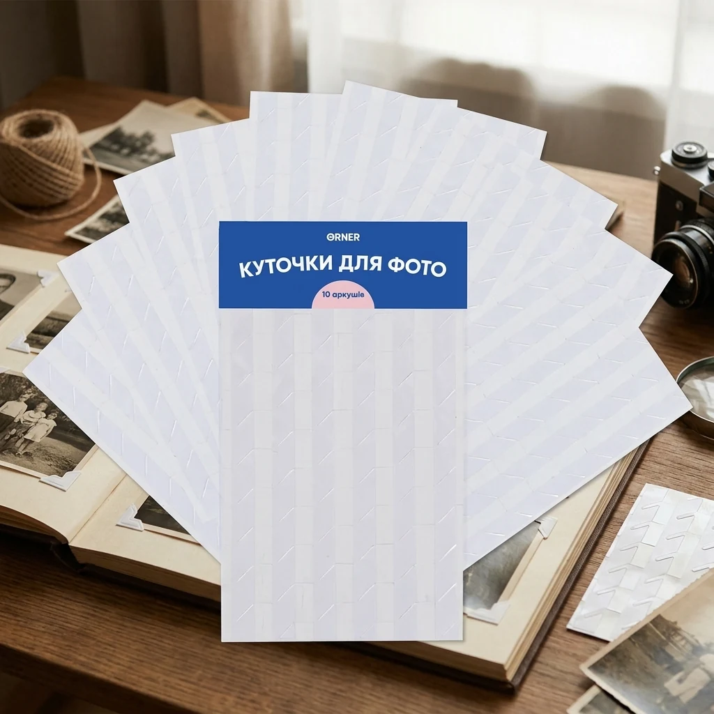 Набір куточків для 255 фото 10 аркушів