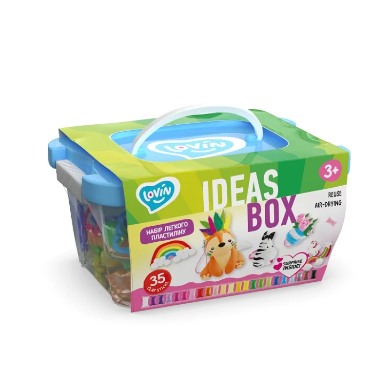 Набір легкого стрибаючого пластиліну "Ideas box" — фото 2