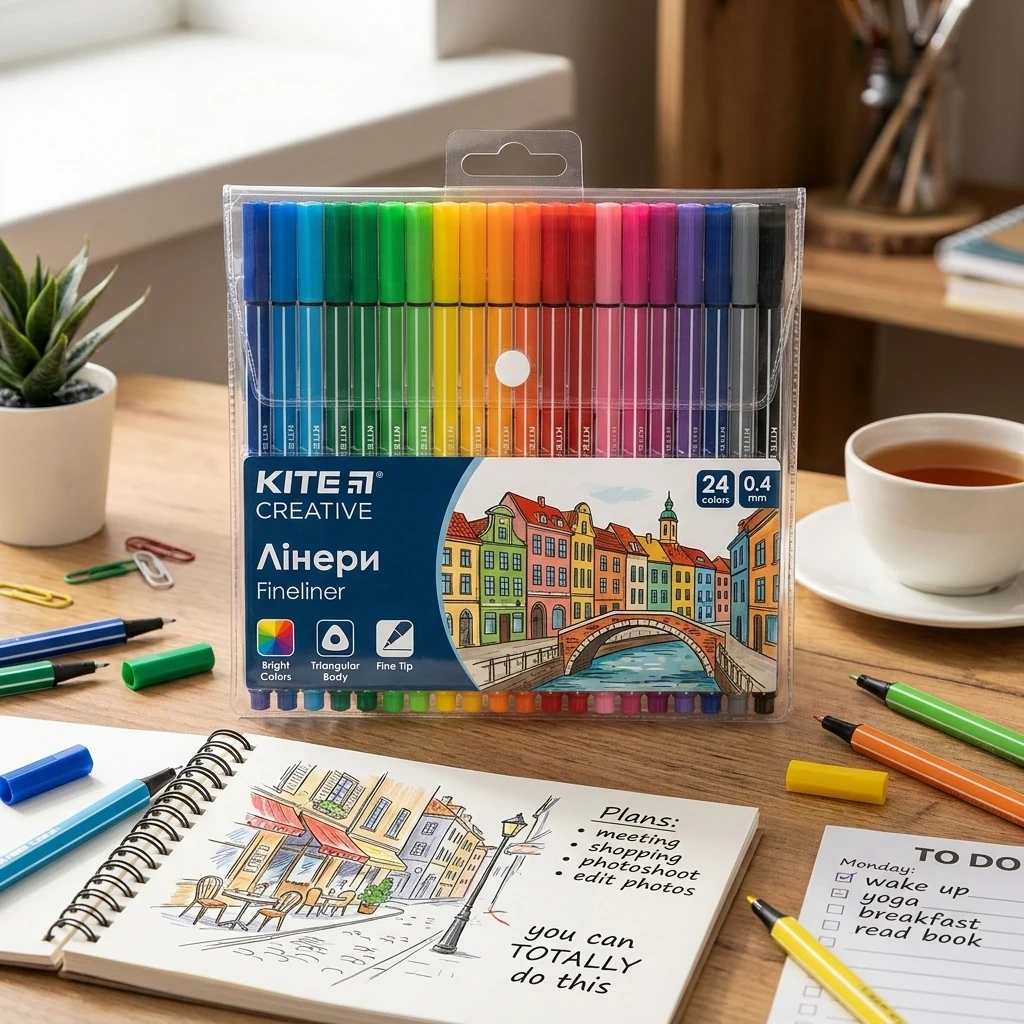 Набір лінерів Kite Creative набір 24шт K-1165