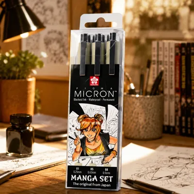 Набір лінерів PIGMA Micron MANGA 3шт., Sakura