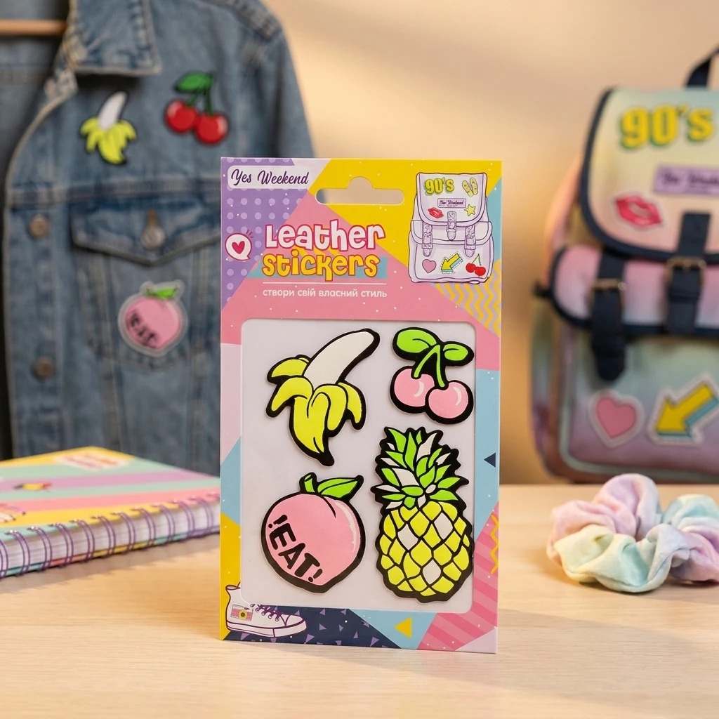 Набір наклейок YES Leather stikers Exotic fruits 531626