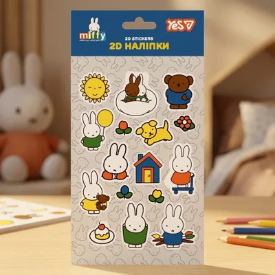 Набір наліпок 2D Yes Miffy 708538