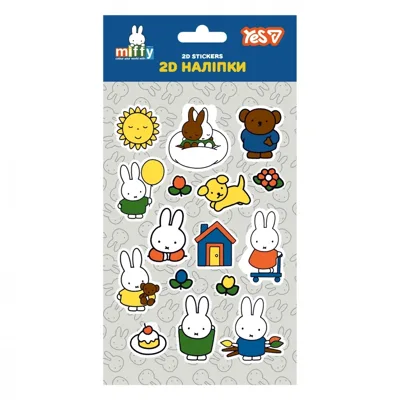 Набір наліпок 2D Yes Miffy 708538