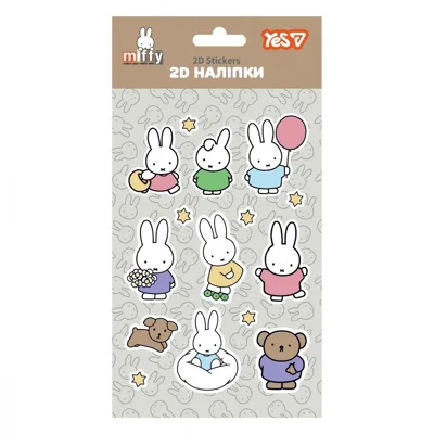 Набір наліпок 2D Yes Miffy Cute 708539