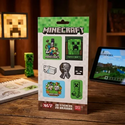 Набір наліпок 2D Yes Minecraft Heroes 708530