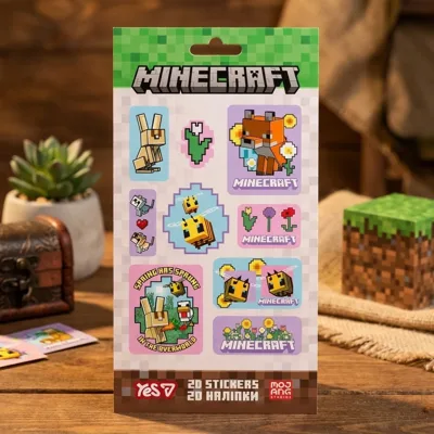 Набір наліпок 2D Yes Minecraft Spring Animals 708534