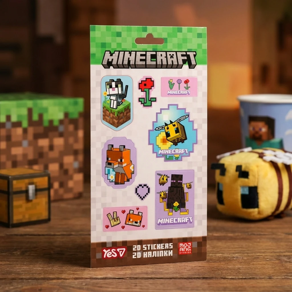 Набір наліпок 2D Yes Minecraft Spring Cute 708533 — 