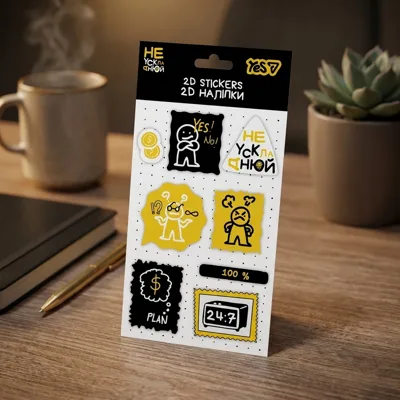 Набір наліпок 2D Yes Не ускладнюй  708843