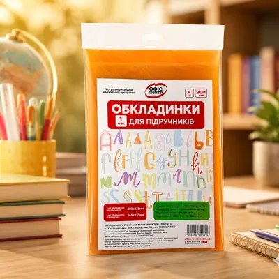 Набір обкладинок 2515 для підручників Офіс Центр 1 клас 200мкм 104501-OC
