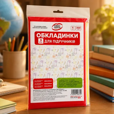 Набір обкладинок 2515 для підручників Офіс Центр 3 клас 200мкм 104503-OC