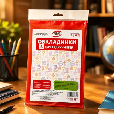 Набір обкладинок 2515 для підручників Офіс Центр 4 клас 200мкм 104504-OC