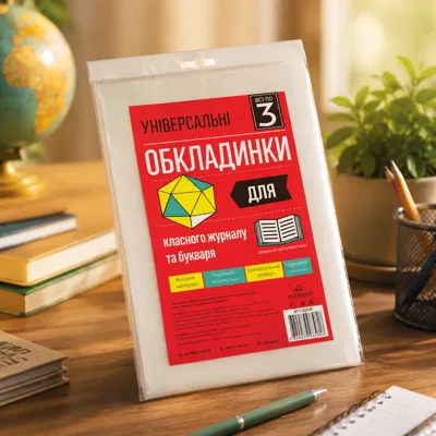 Набір обкладинок універсальних для атласів, контурних карт h 295 Всі по 3 540х295 мм 150 мкм