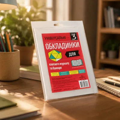 Набір обкладинок універсальних для підручників 5-11 клас h 225 Всі по 3 380х225 мм 150 мкм