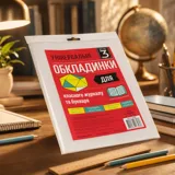 Набір обкладинок універсальних для робочих зошитів h 240 Всі по 3 410х240 мм 150 мкм 105303 — фото 1