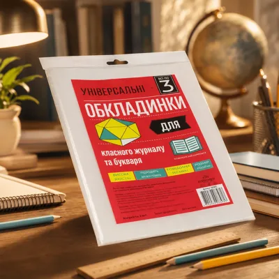 Набір обкладинок універсальних для робочих зошитів h 240 Всі по 3 410х240 мм 150 мкм 105303