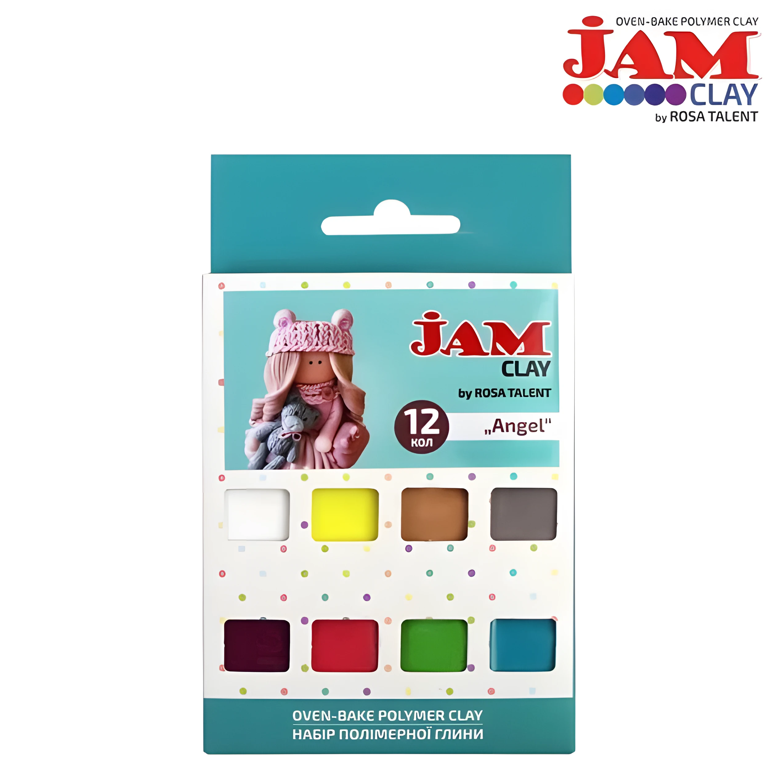 Набір пластики “Angels“, 12х20г, Jam Clay