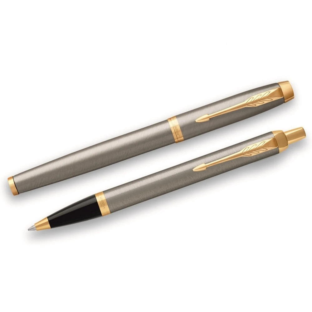 Набір RB+BP Parker IM Brushed Metal позолота 20 392Tb19