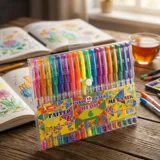 Набір ручок гелевих УМКА Glitter/Neon/Metallic 18 кольорів — фото 1
