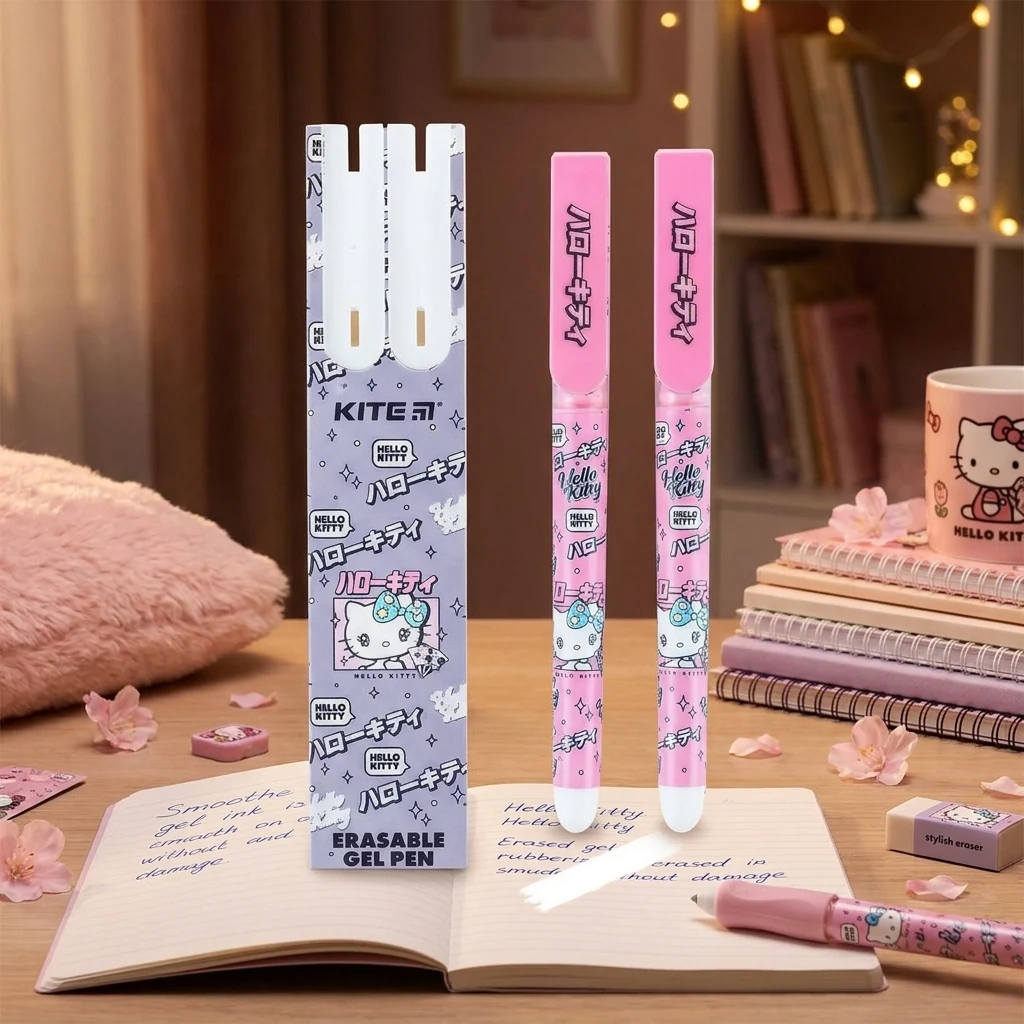 Набір ручок гелевих пиши-прання "Hello Kitty" Kite