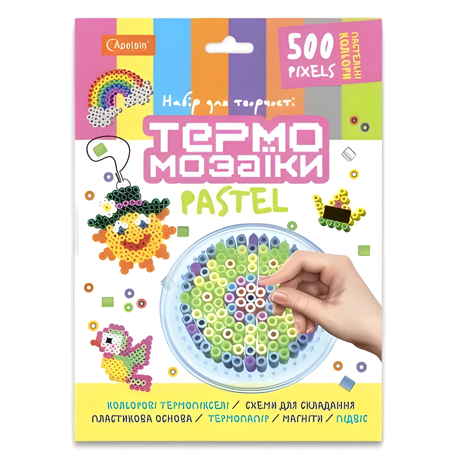 Набір термомозаїка 20-НТ 500 пікселів пастель