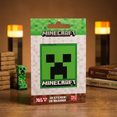 Наліпка 2D Yes Minecraft Creeper 708510