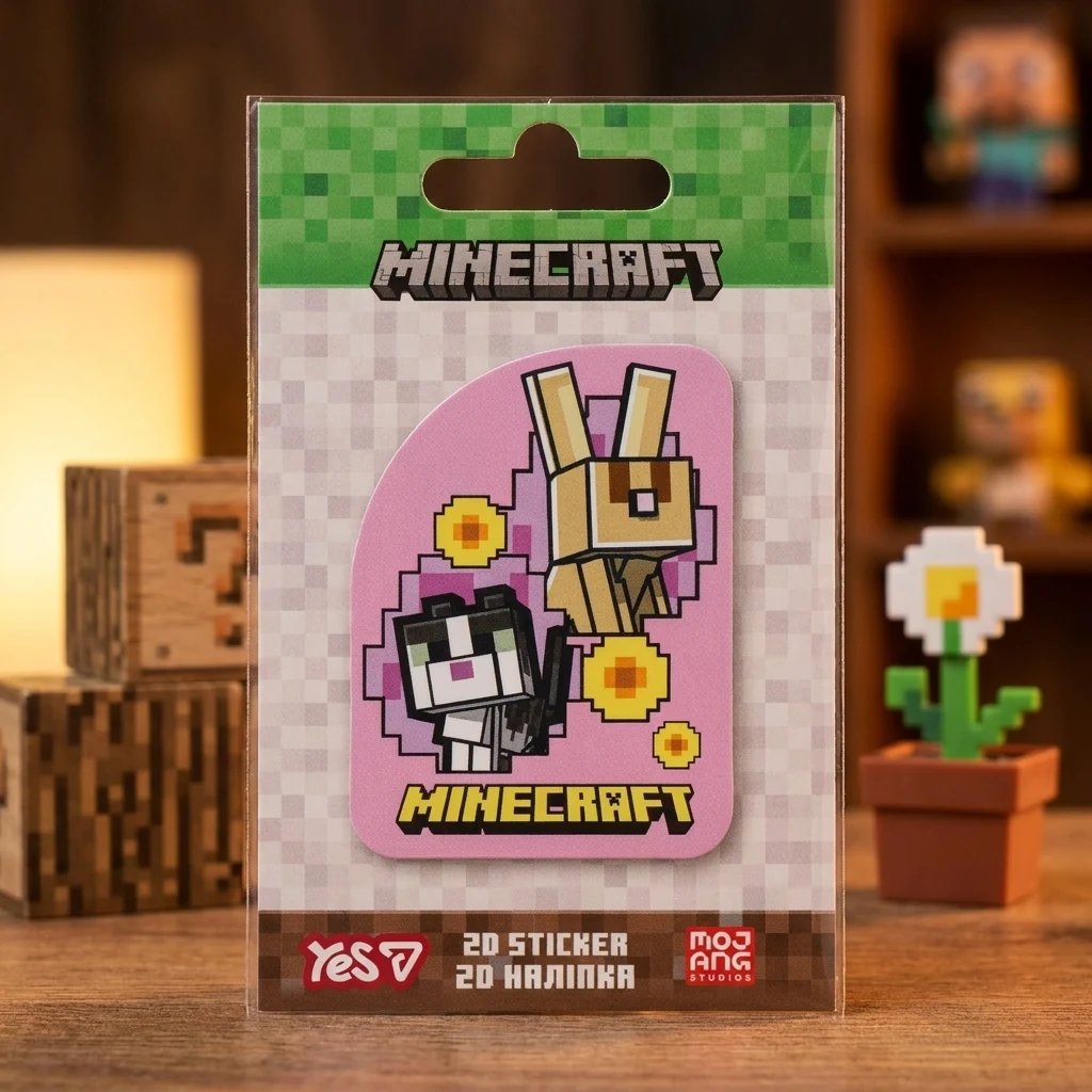 Наліпка 2D Yes Minecraft Spring Animals 708514 — 