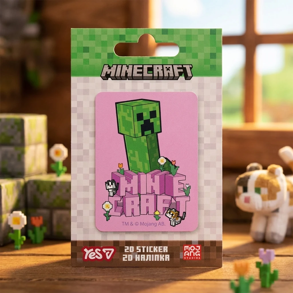 Наліпка 2D Yes Minecraft Spring Creeper 708516 — 