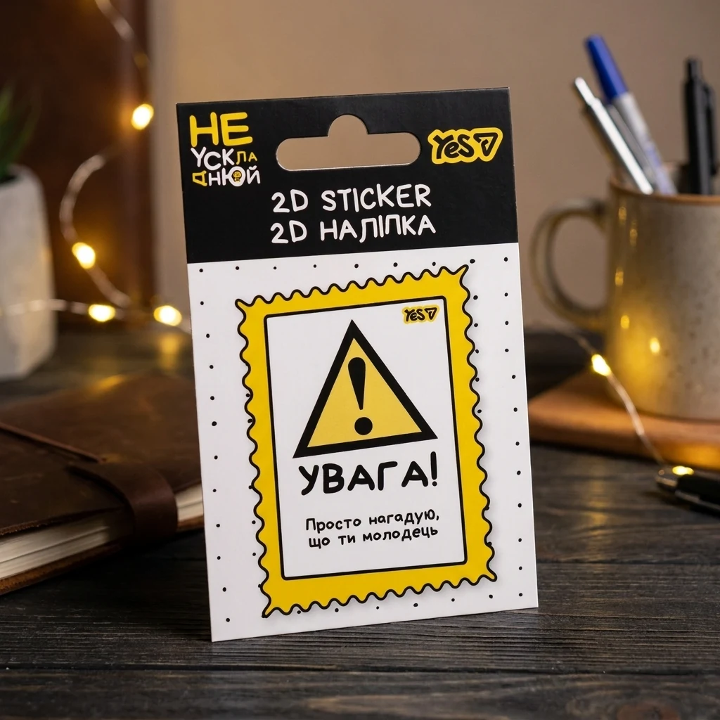 Наліпка 2D Yes Не ускладнюй  708848 — 
