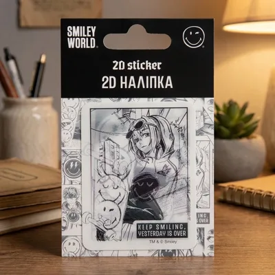 Наліпка 2D Yes Smiley World 708877