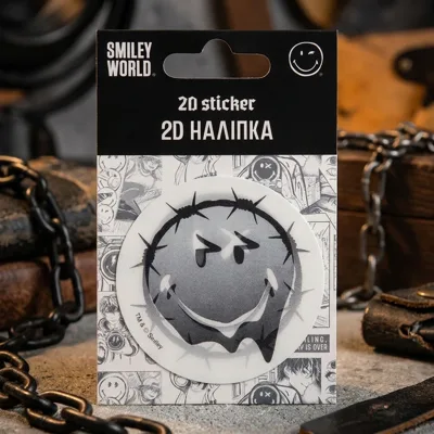Наліпка 2D Yes Smiley World Barbed wire 708878