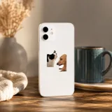 Наліпка 3D-стікер Кіт і собака меми SX-140 — фото 1