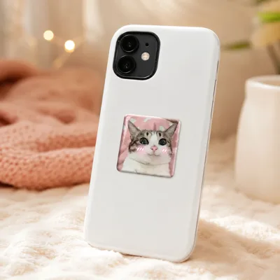 Наліпка 3D-стікер Мем милий котик 
SX-25